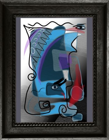 Цифровое искусство под названием "Toréador ..." - Jacky Patin, Подлинное произведение искусства, Цифровая живопись