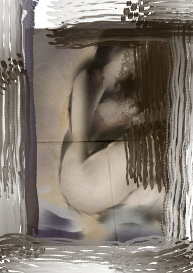 Цифровое искусство под названием "Nudité secrète..." - Jacky Patin, Подлинное произведение искусства, Цифровая живопись
