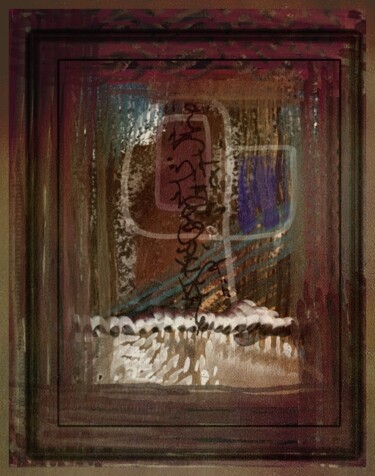 Artes digitais intitulada "Le manuscrit..." por Jacky Patin, Obras de arte originais, Pintura digital