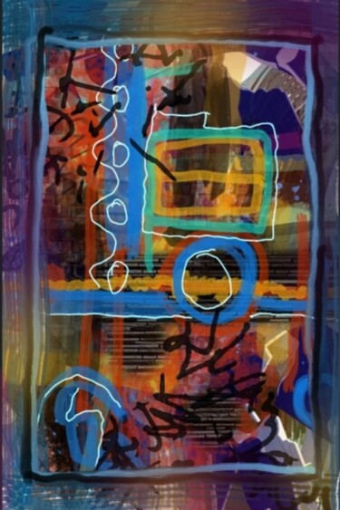 Digital Arts με τίτλο "Couleurs..." από Jacky Patin, Αυθεντικά έργα τέχνης, Ψηφιακή ζωγραφική