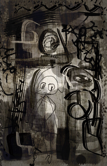 Arte digitale intitolato "Graffitis...3" da Jacky Patin, Opera d'arte originale, Pittura digitale