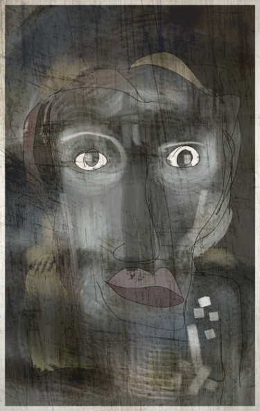Digital Arts titled "L'homme d'un autre…" by Jacky Patin, Original Artwork, Digital Painting