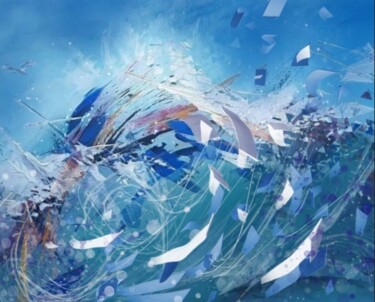 Arts numériques intitulée "La symphonie des él…" par Jacky Patin, Œuvre d'art originale, Peinture numérique