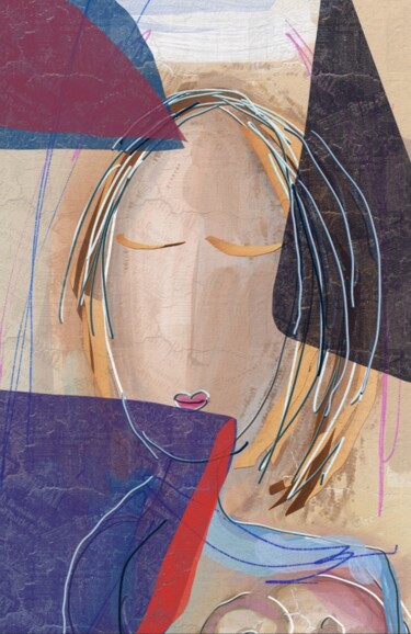 Arts numériques intitulée "Astrid..." par Jacky Patin, Œuvre d'art originale, Peinture numérique