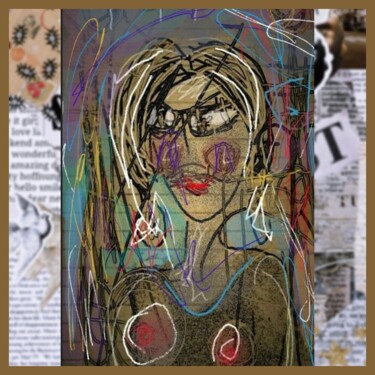 Цифровое искусство под названием "Cartons et crayons.…" - Jacky Patin, Подлинное произведение искусства, Цифровая живопись