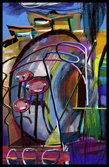 Digital Arts titled "Expression automnal…" by Jacky Patin, Original Artwork, Digital Painting