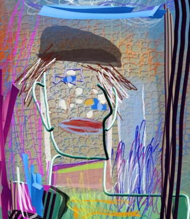 Цифровое искусство под названием "Cedric" - Jacky Patin, Подлинное произведение искусства, Цифровая живопись