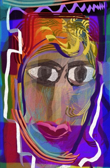 Digital Arts titled "Marie..." by Jacky Patin, Original Artwork, Digital Painting