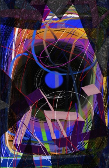 Digital Arts titled "Le chaos..." by Jacky Patin, Original Artwork, Digital Painting