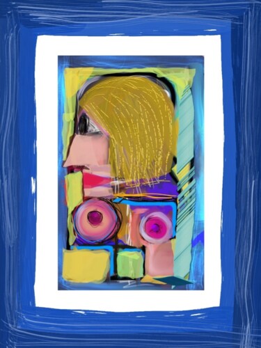 Artes digitais intitulada "Elodie" por Jacky Patin, Obras de arte originais, Pintura digital