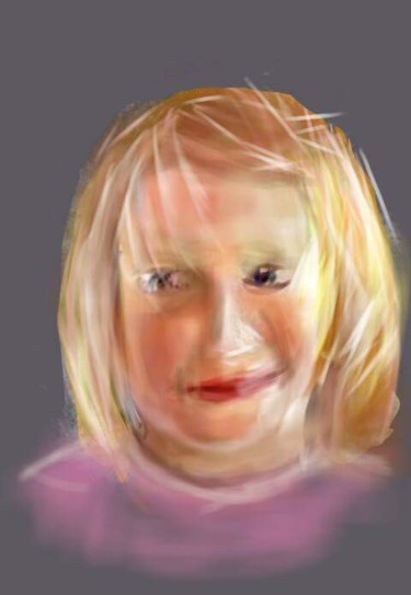Digitale Kunst mit dem Titel "" blonde comme les…" von Jacky Patin, Original-Kunstwerk