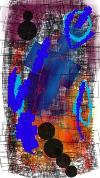 Arts numériques intitulée "satellite" par Jacky Patin, Œuvre d'art originale