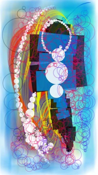 Arts numériques intitulée "caresse" par Jacky Patin, Œuvre d'art originale