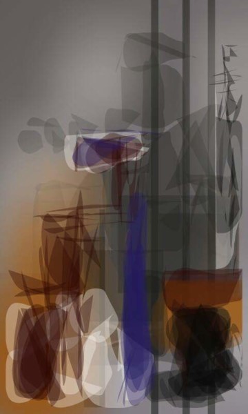 Arts numériques intitulée "port de nantes." par Jacky Patin, Œuvre d'art originale