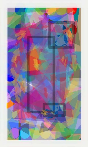 Digitale Kunst mit dem Titel "fenêtre" von Jacky Patin, Original-Kunstwerk