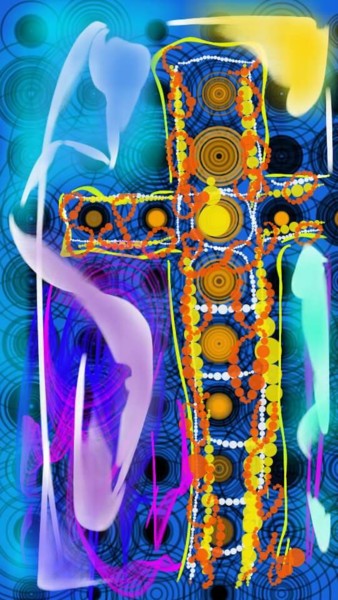 Digital Arts titled "la croix" by Jacky Patin, Original Artwork