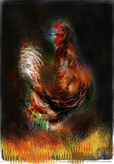 Arts numériques intitulée "Poulette..." par Jacky Patin, Œuvre d'art originale