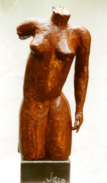 Sculpture intitulée "Torse de jeune fille" par Jaco, Œuvre d'art originale, Métaux