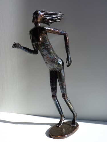 Sculpture intitulée "Danse noire" par Jaco, Œuvre d'art originale, Métaux