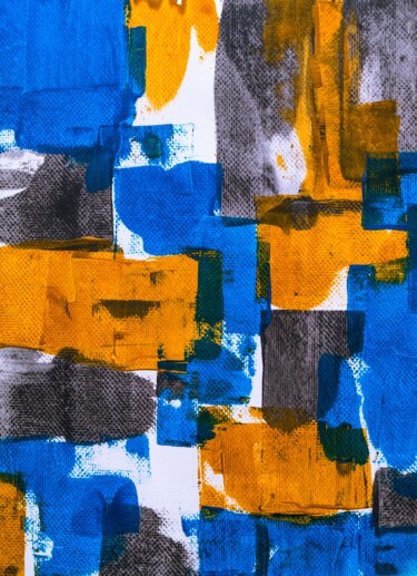 Pittura intitolato "Abstract Squares" da Jacob Farkas, Opera d'arte originale, Acrilico