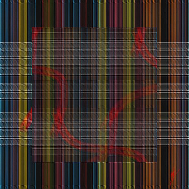 Digitale Kunst mit dem Titel "Mint #106" von Jacob Palmont, Original-Kunstwerk, Digitale Collage