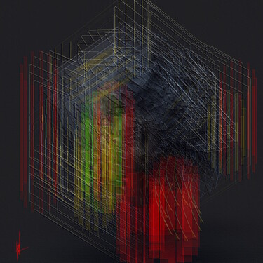 Arts numériques intitulée "Mint #103" par Jacob Palmont, Œuvre d'art originale, Collage numérique