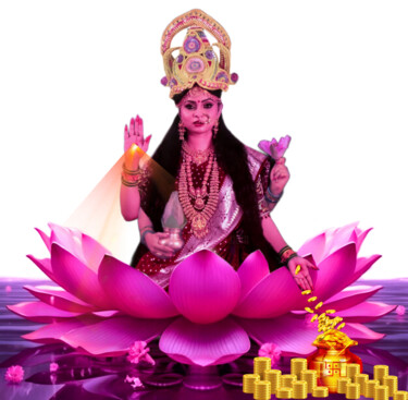 Fotografía titulada "Lakshmi" por Jacob Xavier, Obra de arte original, Fotografía digital