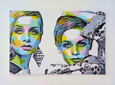 Painting titled "Twiggy" by Jacopo Rossi, Original Artwork, Acrylic