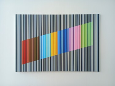 Painting titled "Musical spectrum" by Jacopo Rossi, Original Artwork, Acrylic Mounted on artwork_cat.