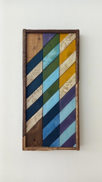 Design mit dem Titel "Riley's segment wood" von Jacopo Rossi, Original-Kunstwerk, Tischkunst