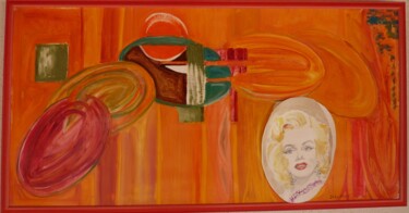 Malerei mit dem Titel "TRANCHES D'UNE VIE…" von Jacqueline Claux (Jaklinclo), Original-Kunstwerk, Öl