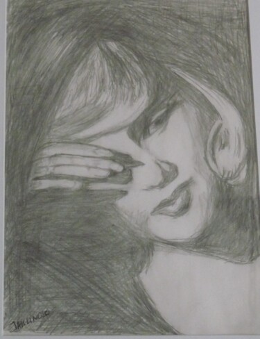 Рисунок под названием "Marilyn dans "the M…" - Jacqueline Claux (Jaklinclo), Подлинное произведение искусства, Графит Устано…