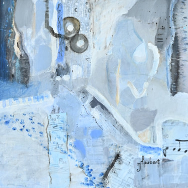 Peinture intitulée "Blues" par Jacqueline Faubert, Œuvre d'art originale, Acrylique