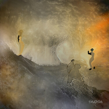 Digital Arts titled "AILLEURS" by Jacqueline Jouan (Dalhia), Original Artwork, Digital Painting