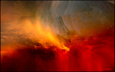 Digital Arts με τίτλο "Déflagration" από Jacqueline Jouan (Dalhia), Αυθεντικά έργα τέχνης, Ψηφιακή ζωγραφική