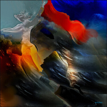 Digital Arts titled "LE CRI DE LA LIBERTE" by Jacqueline Jouan (Dalhia), Original Artwork, Digital Painting