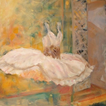 Painting titled "Tutu" by Jacqueline Jousse, Original Artwork, Oil