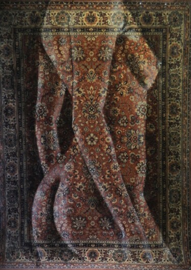 Schilderij getiteld "Nude on a real Pers…" door Jacqueline Klein Breteler, Origineel Kunstwerk, Acryl