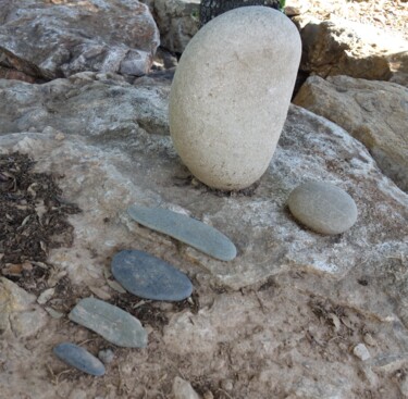 Sculpture titled "ANTIPODES" by Jacqueline Pizano, Original Artwork, Stone