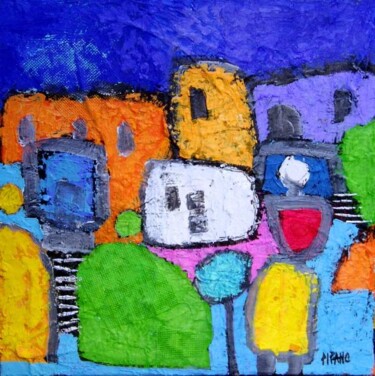 Painting titled "LA BONNE COMPAGNIE" by Jacqueline Pizano, Original Artwork, Other