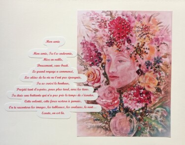 Collages intitolato "Mon amie (album)" da Jacqueline Klocke, Opera d'arte originale, Fotomontaggio