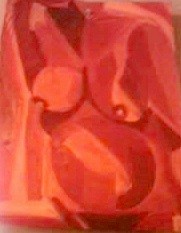 Painting titled "Nude in oil 2" by Jacqueline Nalett, Original Artwork, Oil