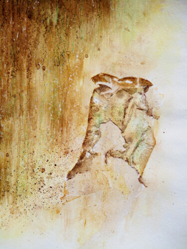 Картина под названием "Technique mixte 35" - Jacqueline Pascaud, Подлинное произведение искусства, Акварель Установлен на Др…