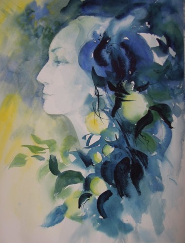 Peinture intitulée "ANDALOUSIA" par Marie-Claude Jacquemard, Œuvre d'art originale, Huile