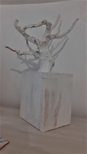 Sculpture intitulée "Equilibre" par Jacques Alary, Œuvre d'art originale, Bois