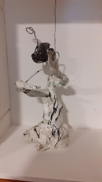 Скульптура под названием "Sisyphe" - Jacques Alary, Подлинное произведение искусства, Дерево