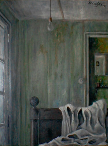 Malerei mit dem Titel "Été numéro 1" von Jacques Belin, Original-Kunstwerk, Öl