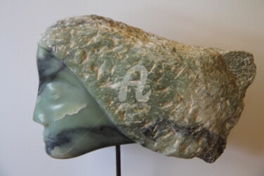 雕塑 标题为“chevelure au vent…” 由Jacques Bourdon (JAQ), 原创艺术品, 石