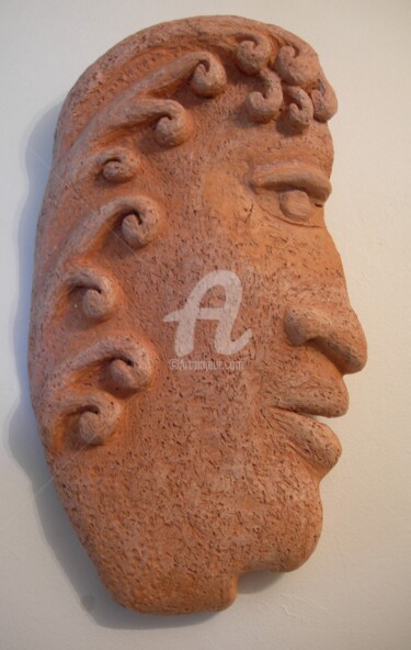 Sculpture titled "Aborigène   arborig…" by Jacques Bourdon (JAQ), Original Artwork, Clay