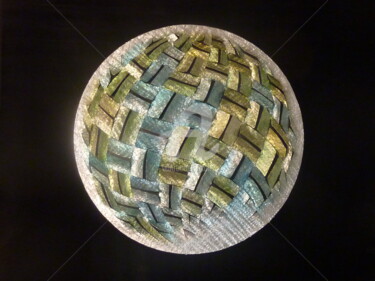 Sculpture intitulée "Terre ouverte" par Les Aluminations, Œuvre d'art originale, Métaux